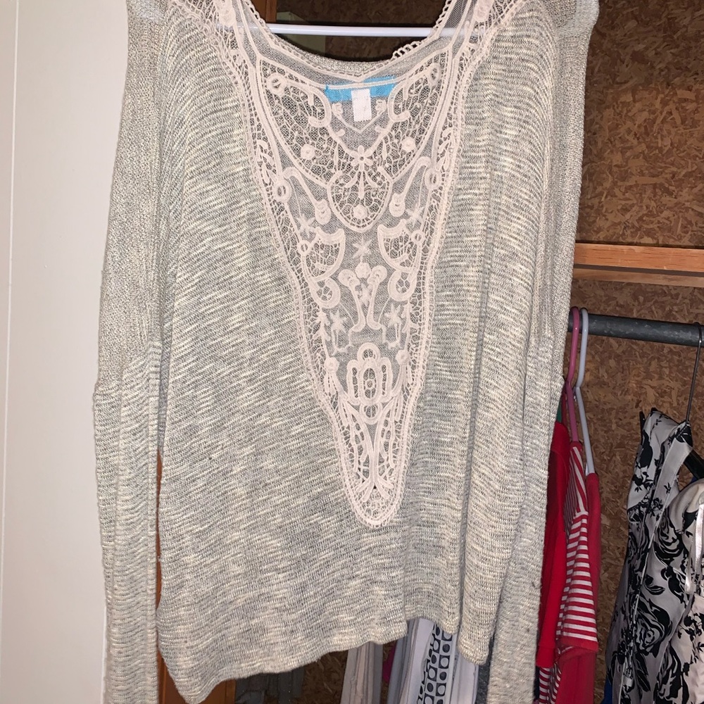 Long sleeve blouse